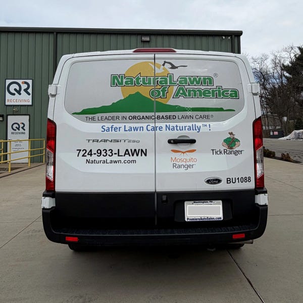 Vehicle Graphics Window Perforation NaturaLawn of America