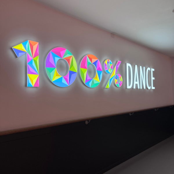 Premium 3D Illuminated Signage for Dance Studios | Acrylic & Stainless Steel Signs Pittwater