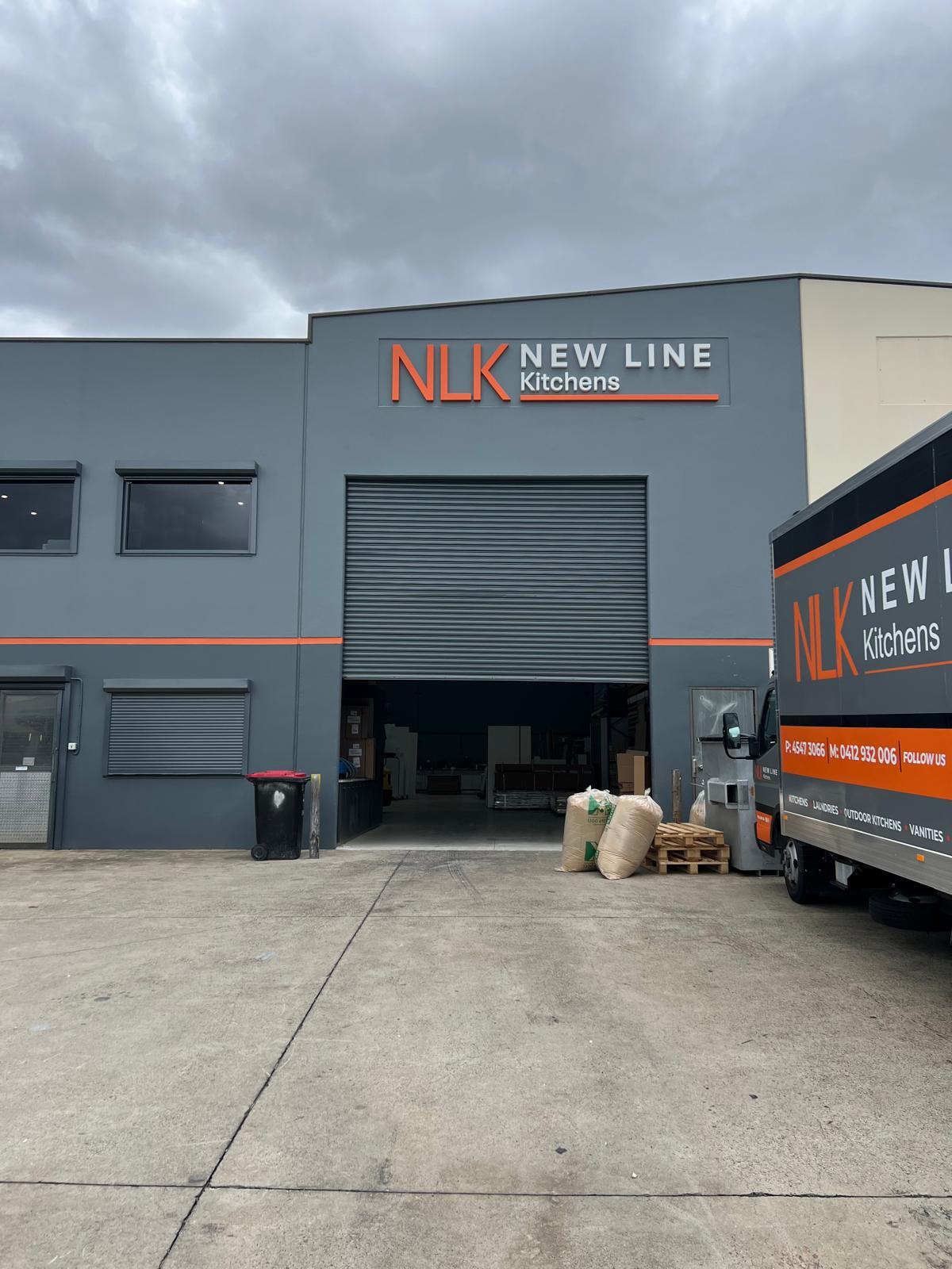 3D Metal Letter Signage for New Line Kitchens
