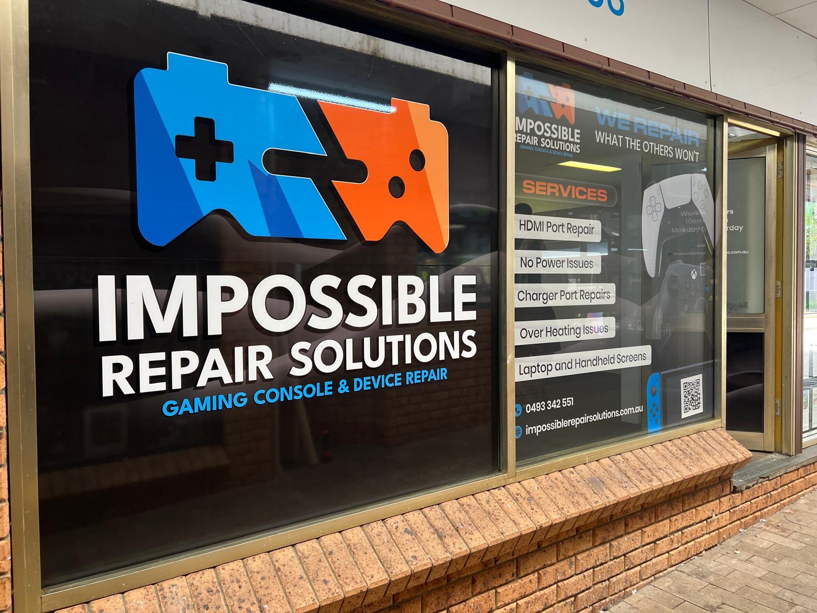 Full Window Graphics for Impossible Repair Solutions