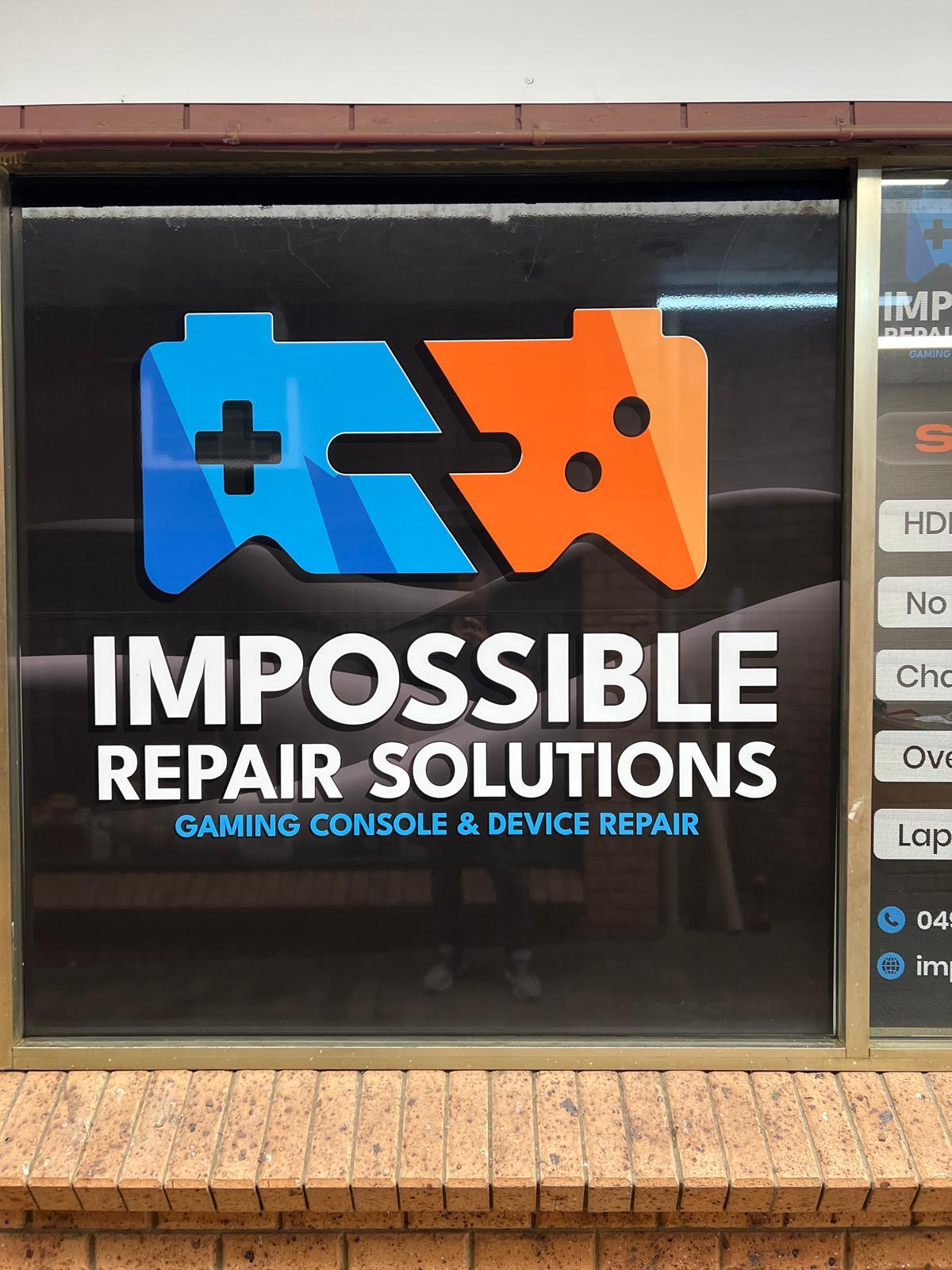 Full Window Graphics for Impossible Repair Solutions