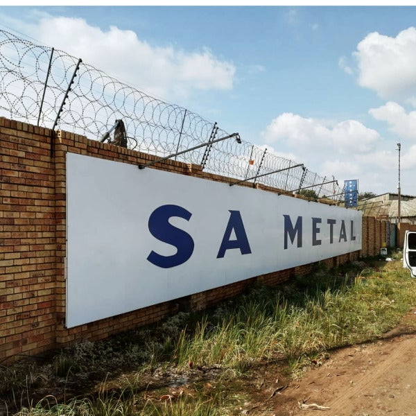 Large-Scale Wall Signage Installation for SA Metal in Germiston