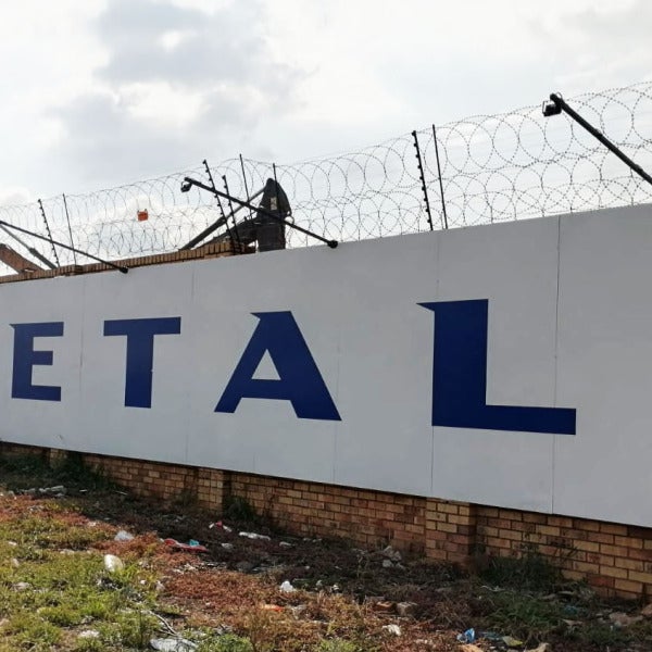 Large-Scale Wall Signage Installation for SA Metal in Germiston