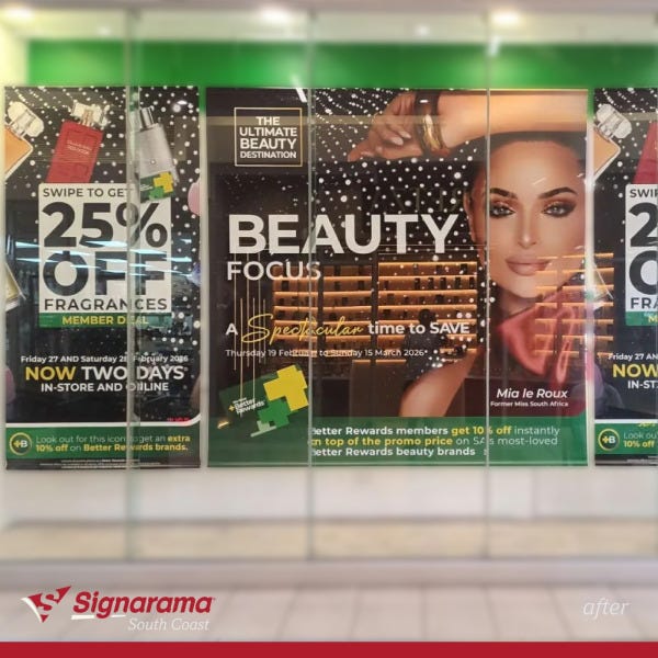 Dischem-window-display-sign-after