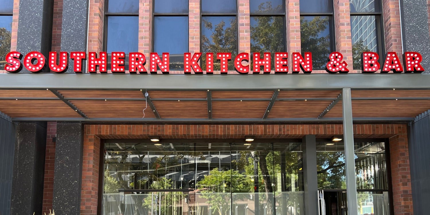 Schilder für Bars und Restaurants