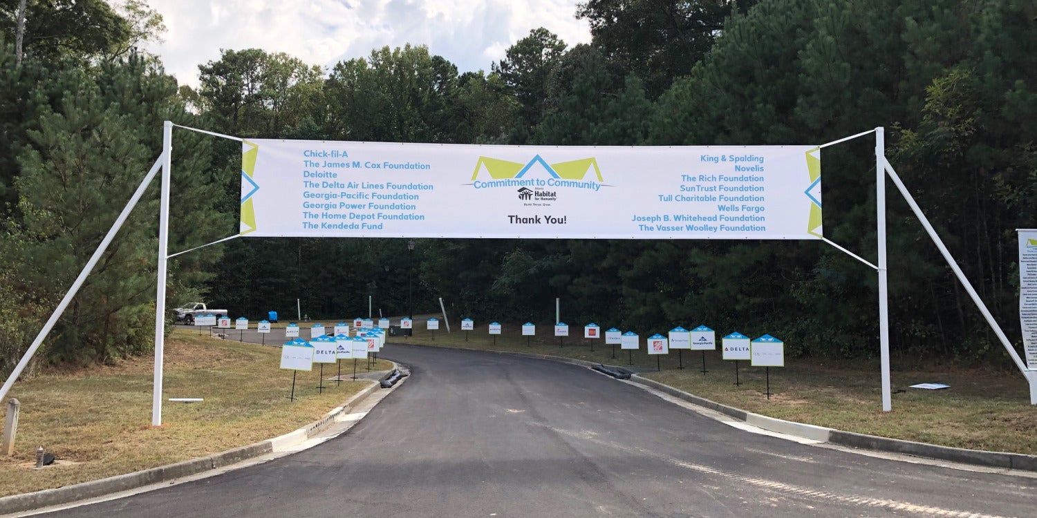 Individuell gestaltete Banner und Flaggen