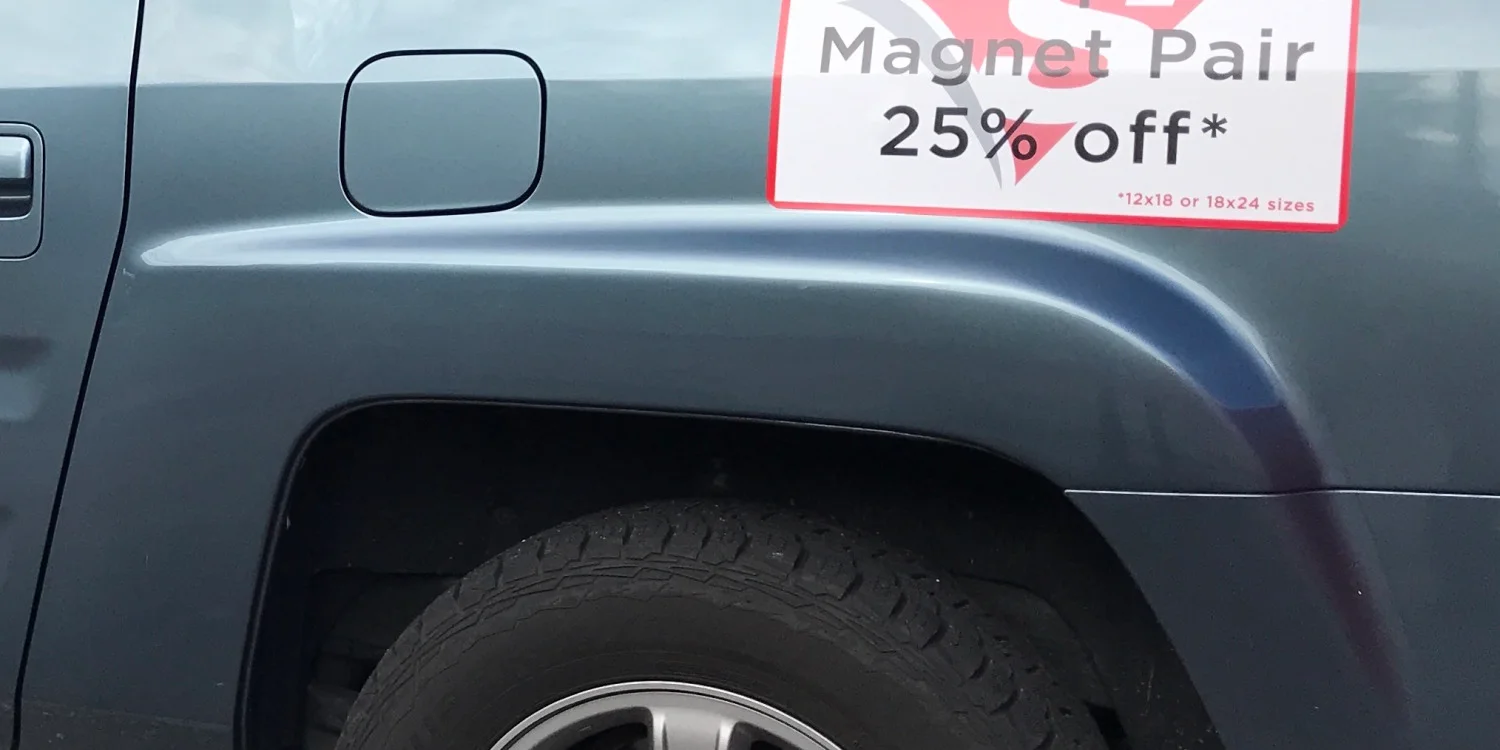 Magnetic Car Signs