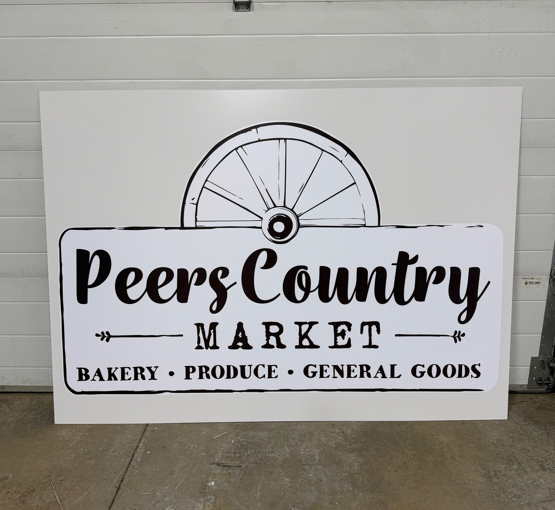 ACP Sign for Peers Country Market in Peers, AB