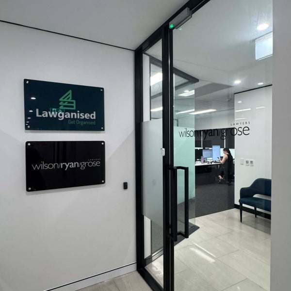 Improving Your Office Entrance and Environment With Window Frosting and Vinyl | Wilson Ryan Grose Lawyers by Signarama Brisbane CBD