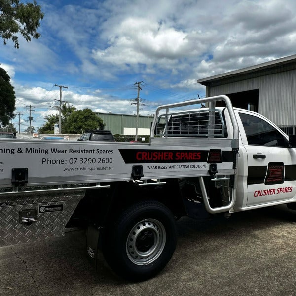 Work Vehicle Graphics Are a Need For Every Business | Crusher Spare by Signarama Brendale