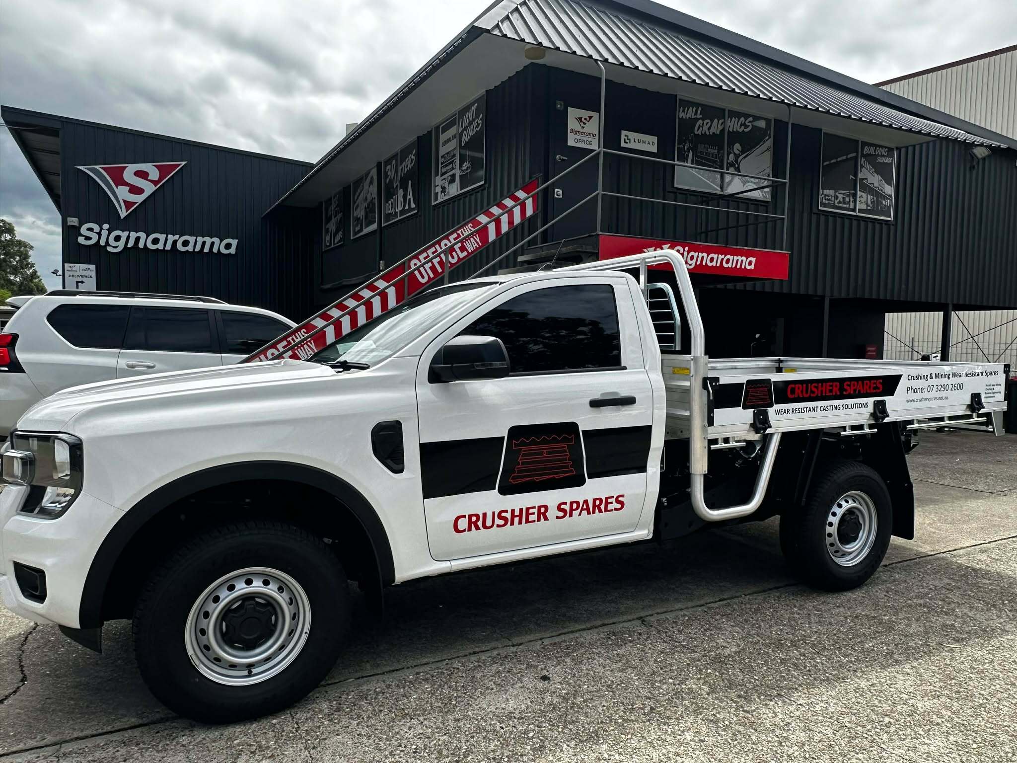 Work Vehicle Graphics Are a Need For Every Business | Crusher Spare by Signarama Brendale
