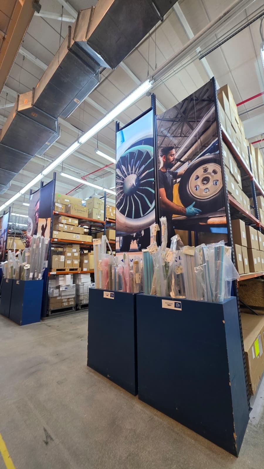 Embraer Facility – Interior Branding & Rack Graphics