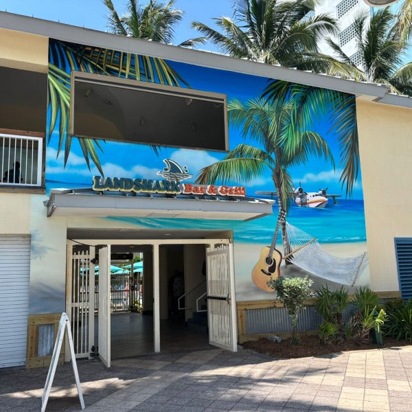 Landshark Bar & Grill – Interior Wall Graphics