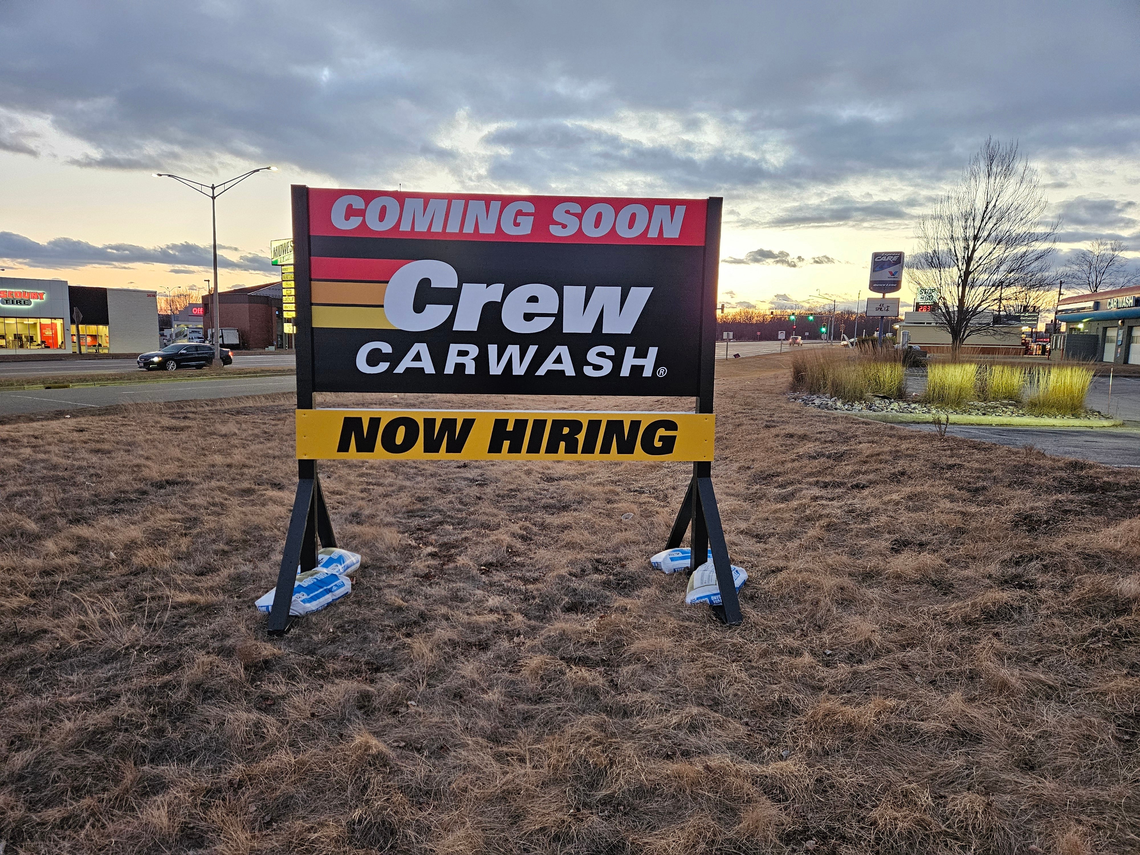 Temporary Outdoor Signage for Spring in Wisconsin