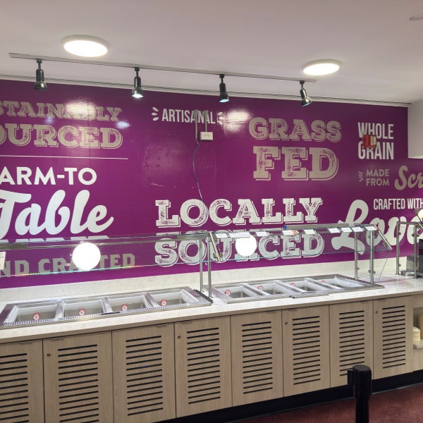 Wall Graphics for Chartwells Dining Service in Purchase, NY