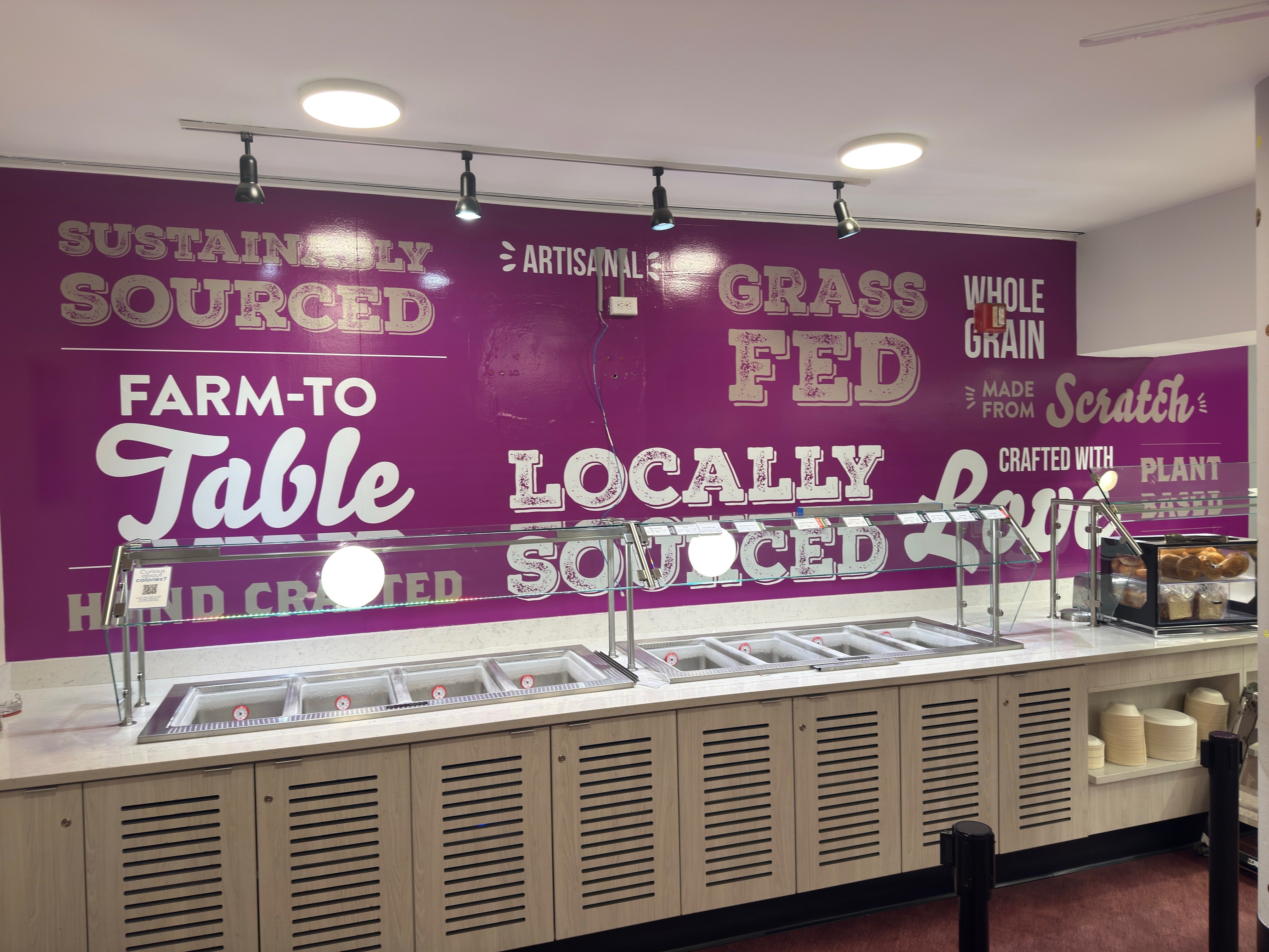 Wall Graphics for Chartwells Dining Service in Purchase, NY