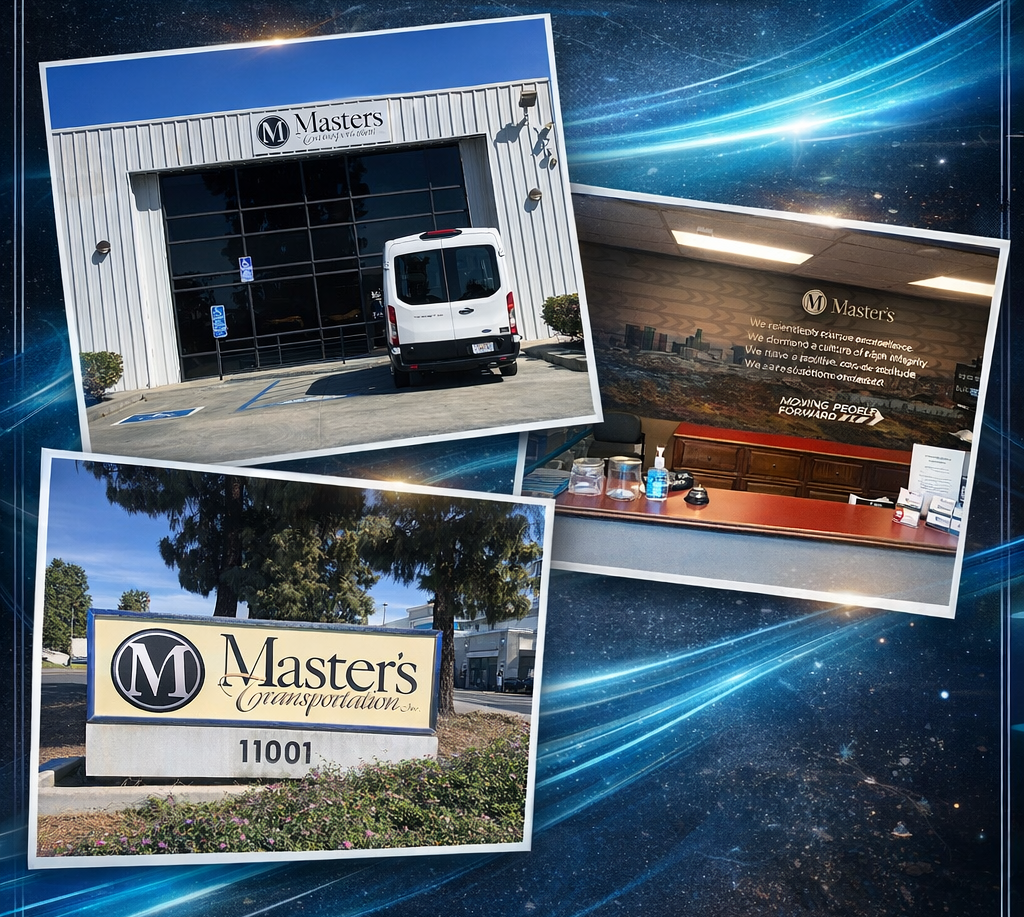 New Signage for New Location with Master's Transportation