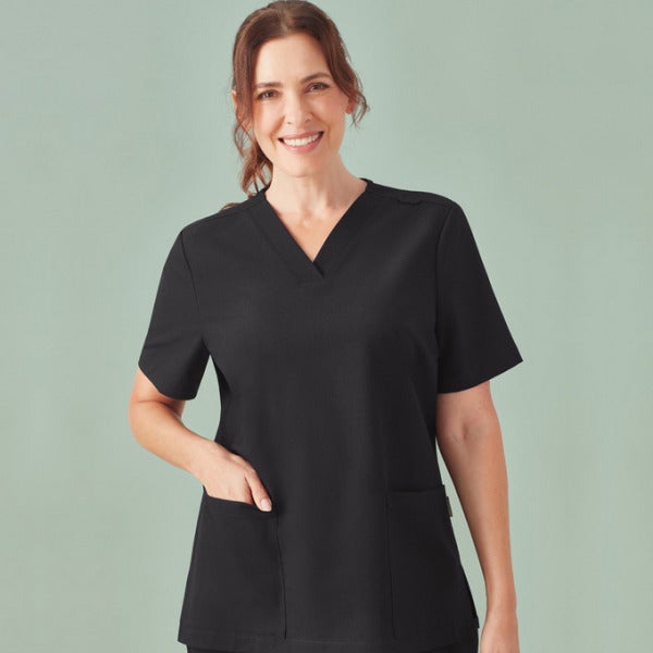 Custom Pulse V-Neck Scrub Top Women’s