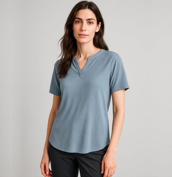 Ruche Short Sleeve Blouse Women’s