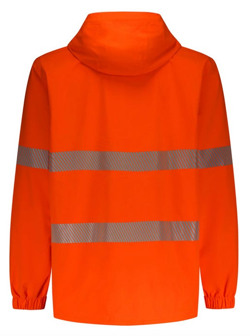 Unisex Super Light Segmented Tape Packable Rain Jacket