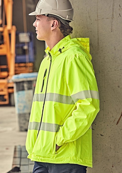 Unisex Super Light Segmented Tape Packable Rain Jacket