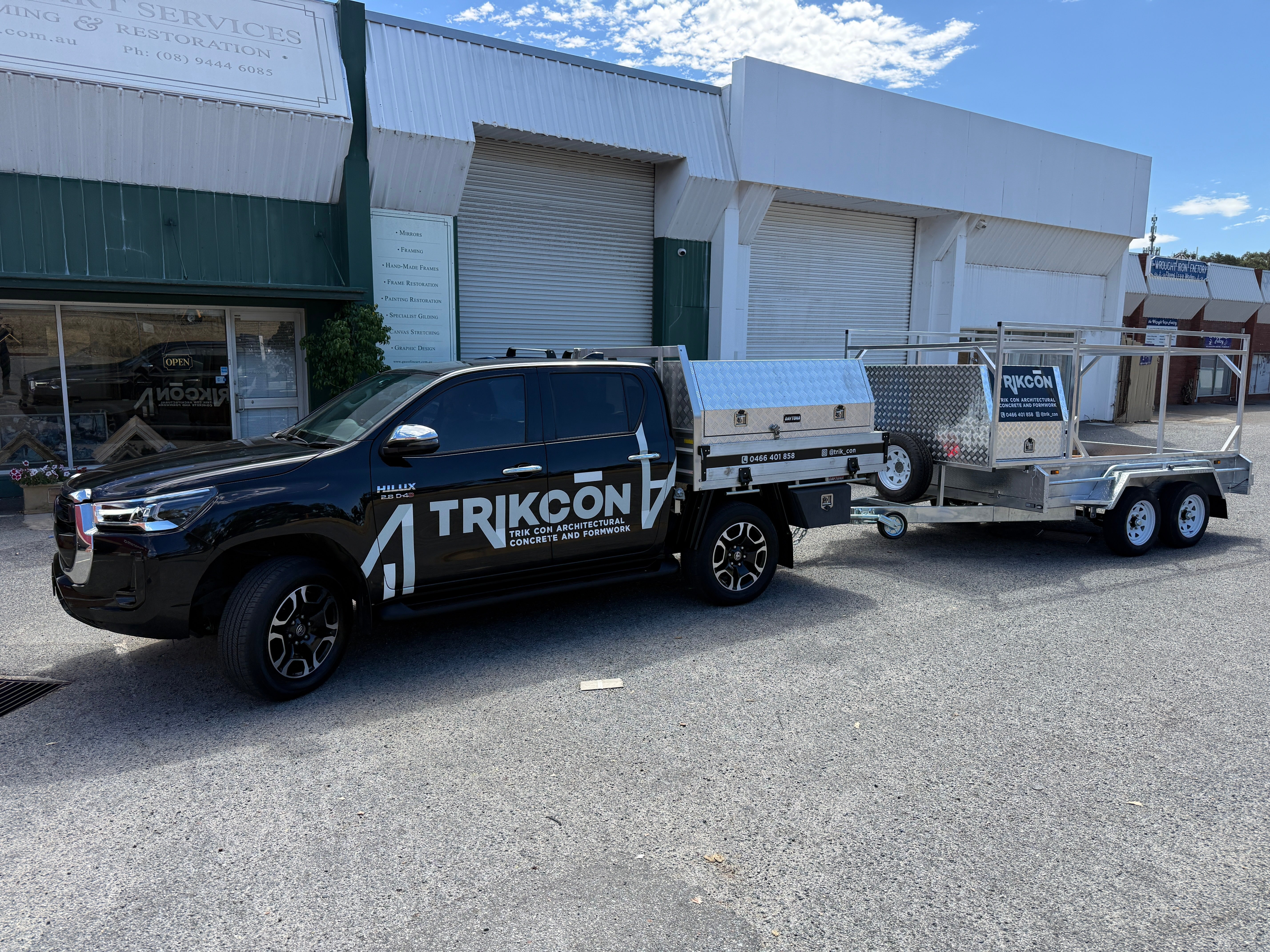 Trikcon Hits the Road with a Fully Branded Hilux and Custom Trailer