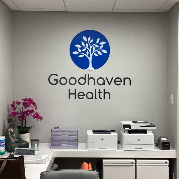 Dimensional Reception Logo - Goodhaven Health (Wellesley, MA)
