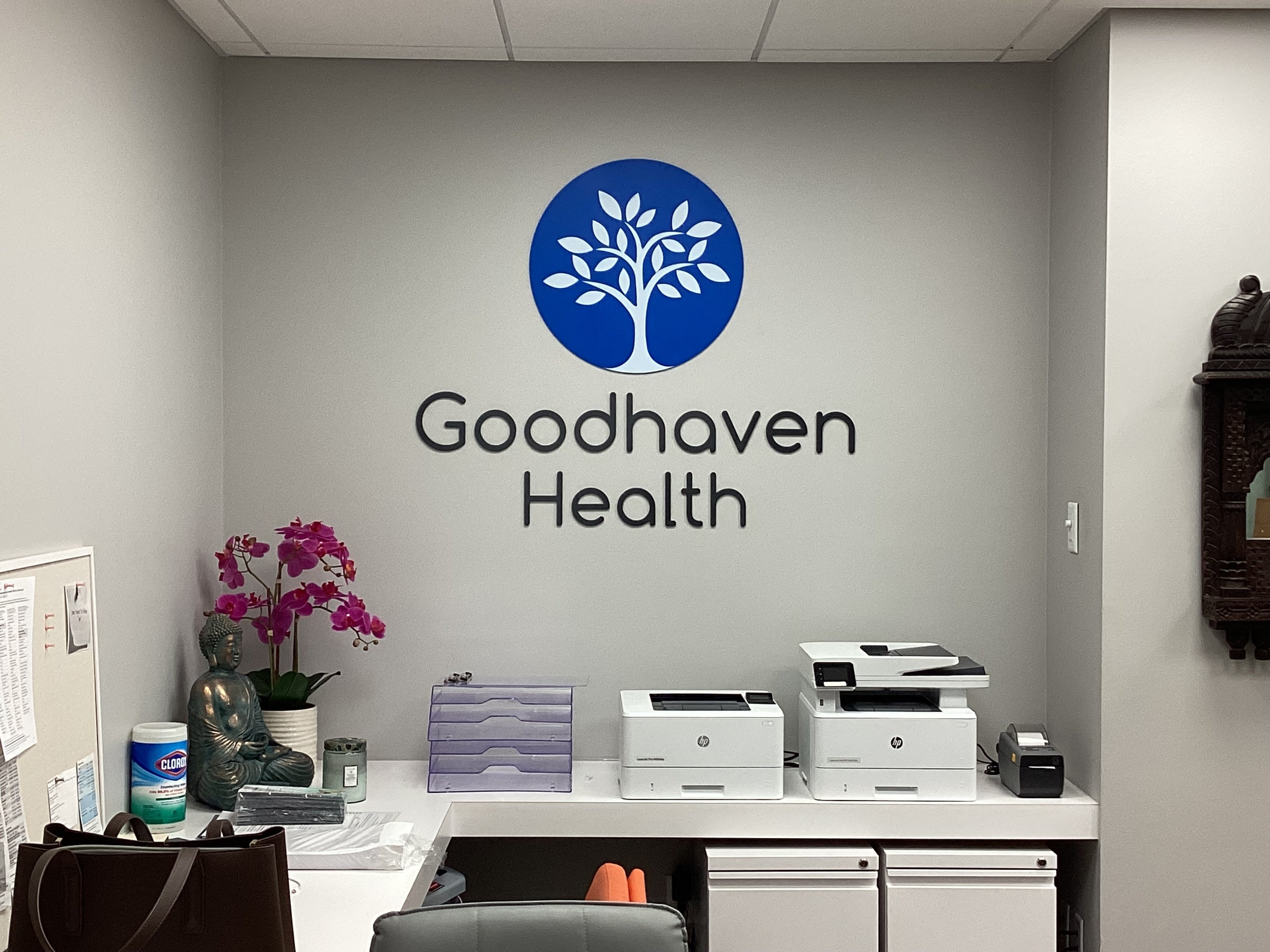 Dimensional Reception Logo - Goodhaven Health (Wellesley, MA)