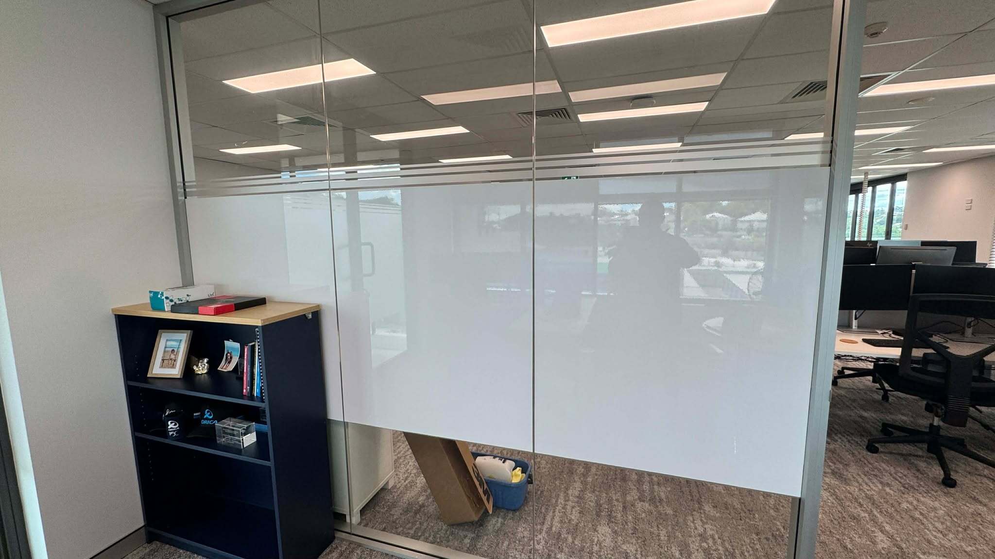How Can You Add Privacy To Your Office While Incorporating Your Branding? | Orica by Signarama Brisbane CBD