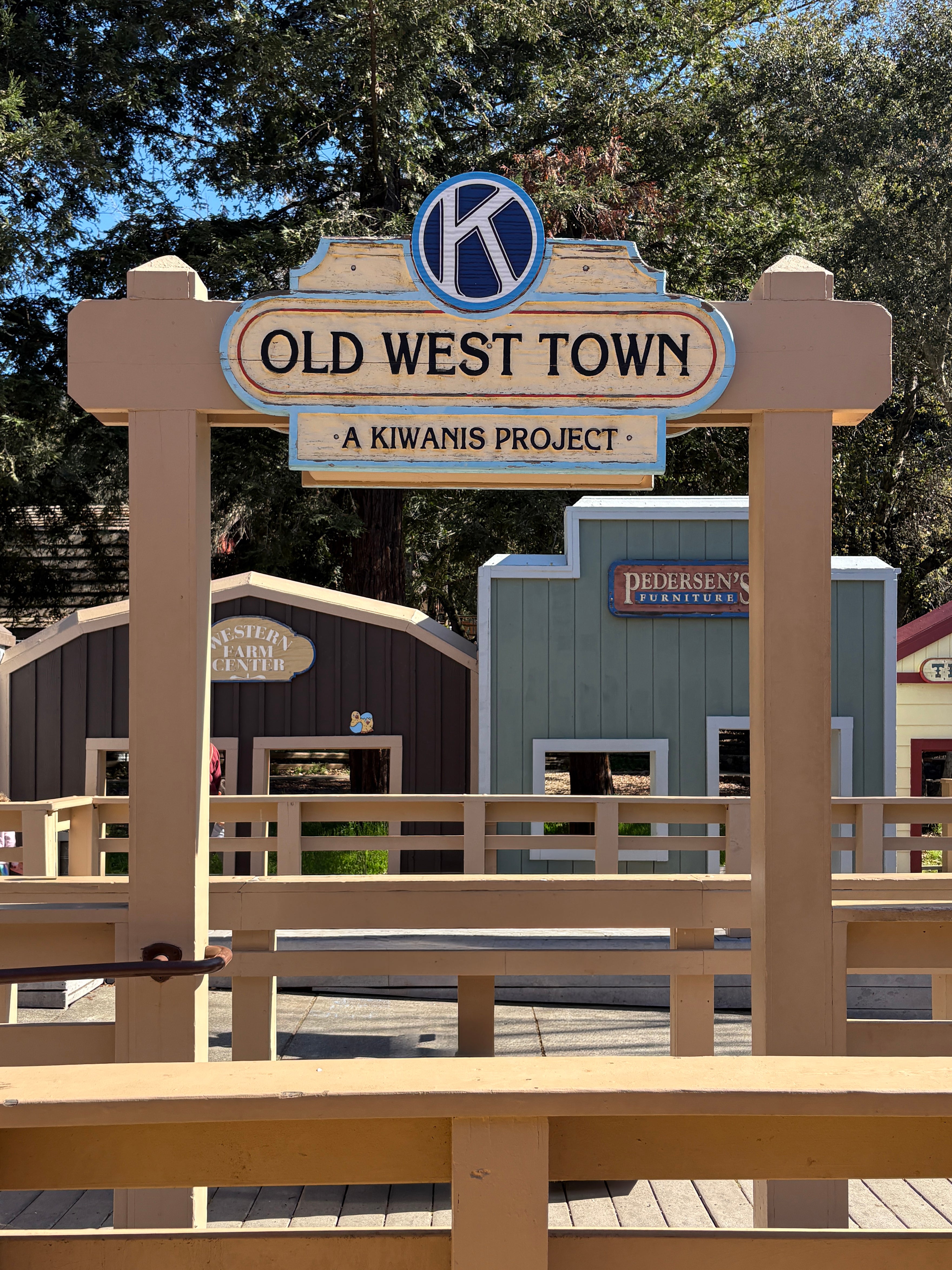 Refreshed Kiwanis Old Town West sign