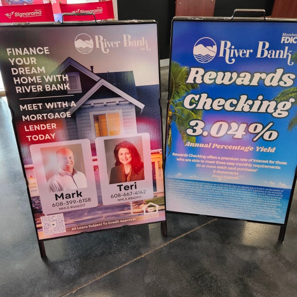 A-Frame Signs in Wisconsin