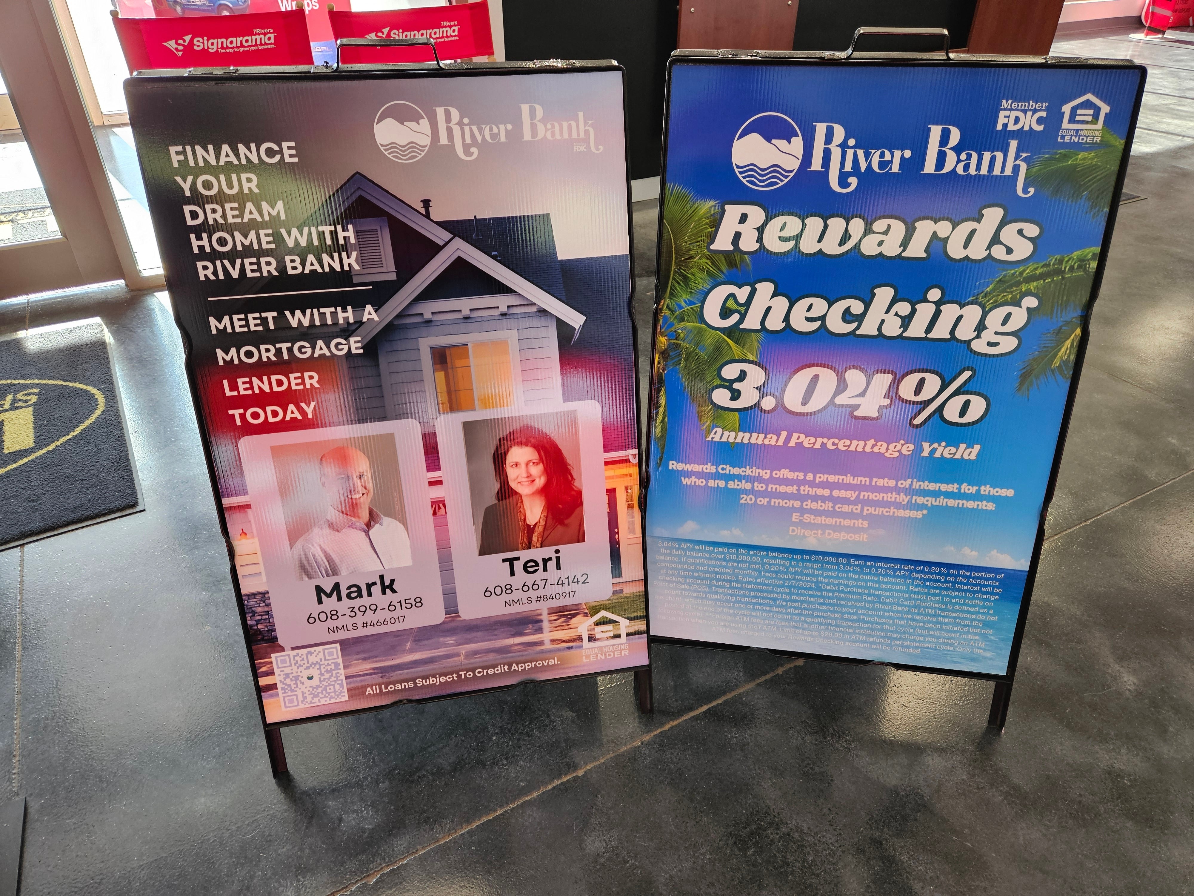A-Frame Signs in Wisconsin