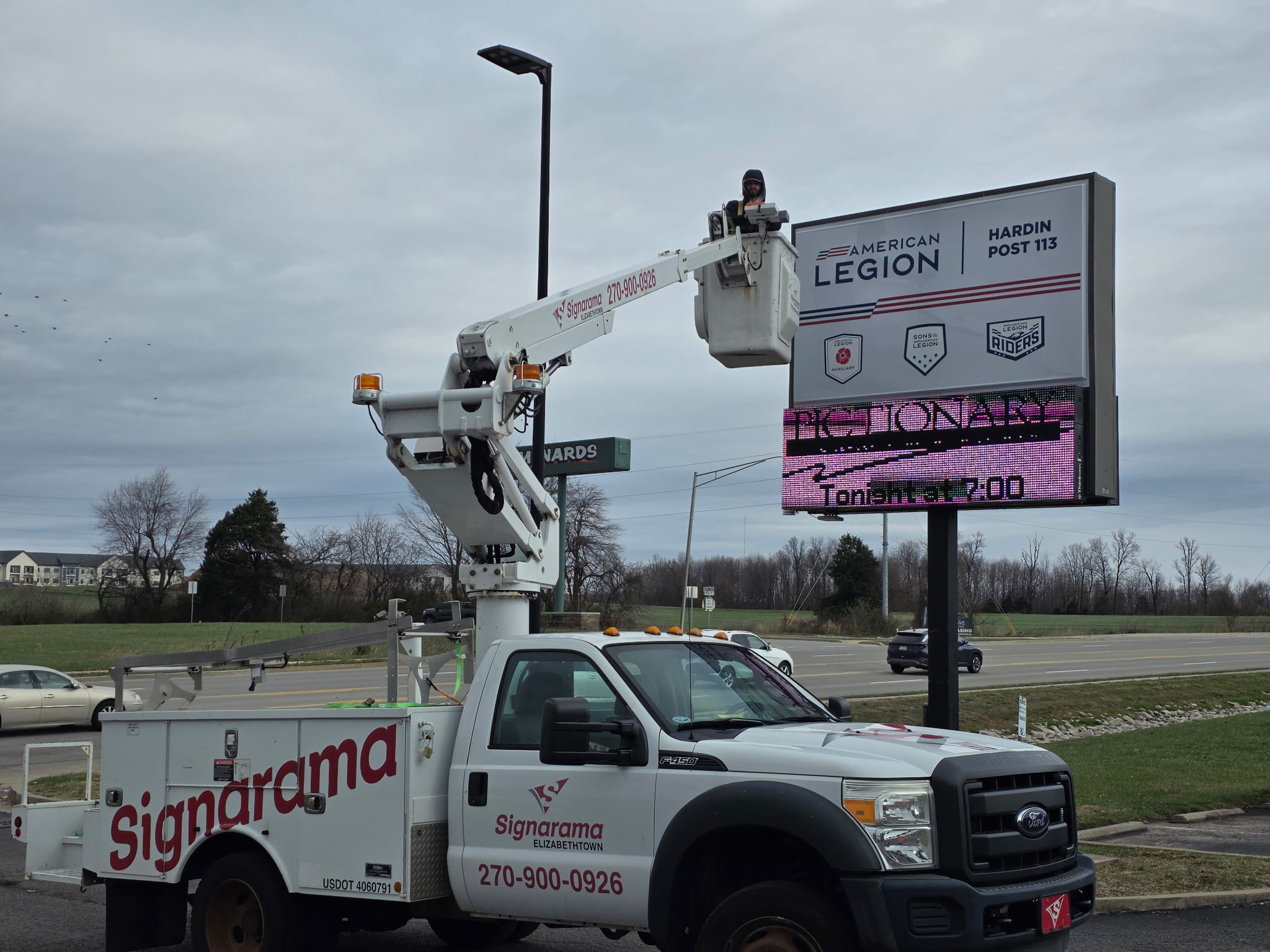 Signs of Support: American Legion Hardin Post 113 - Street Sign Update