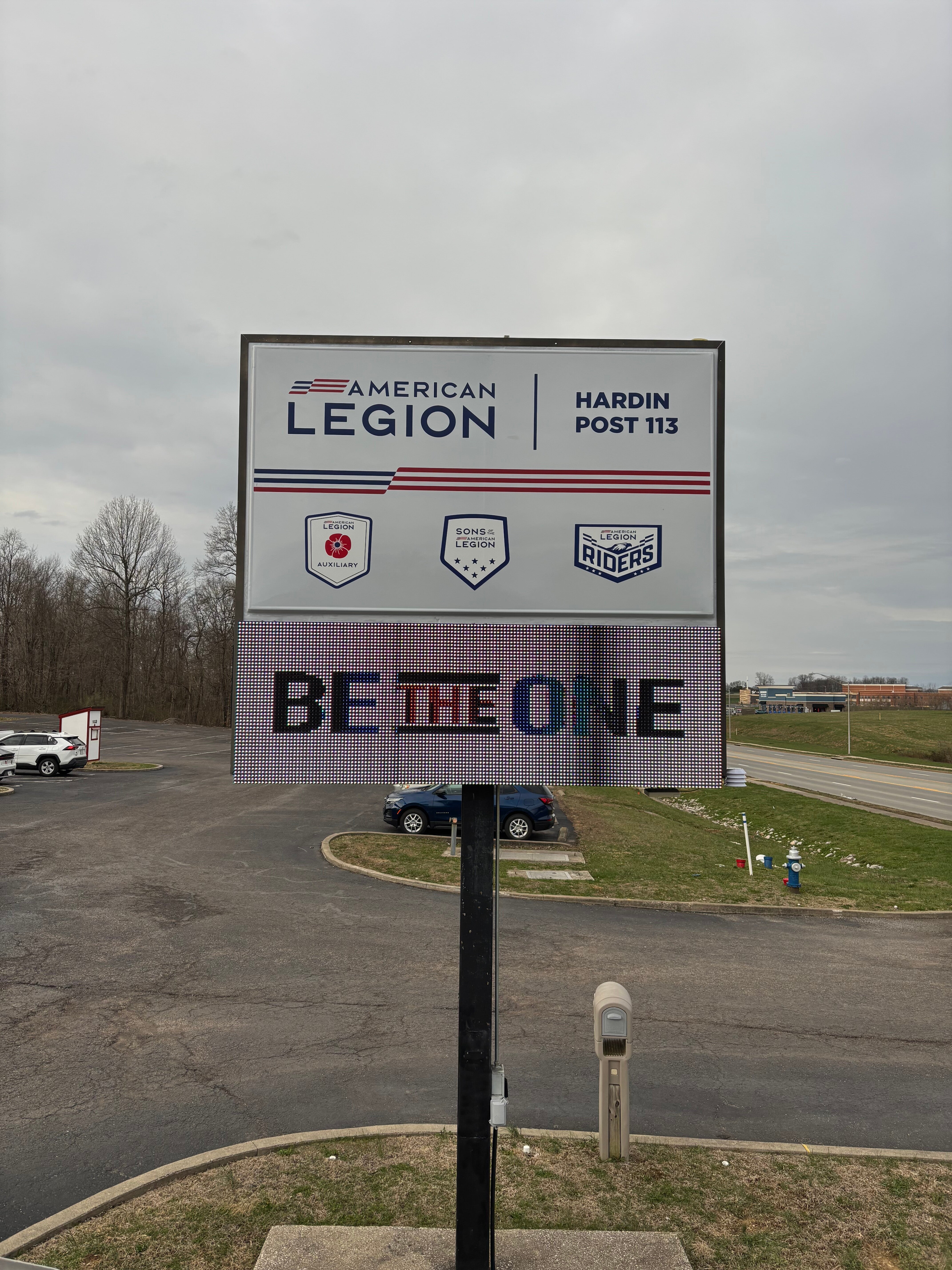 Signs of Support: American Legion Hardin Post 113 - Street Sign Update