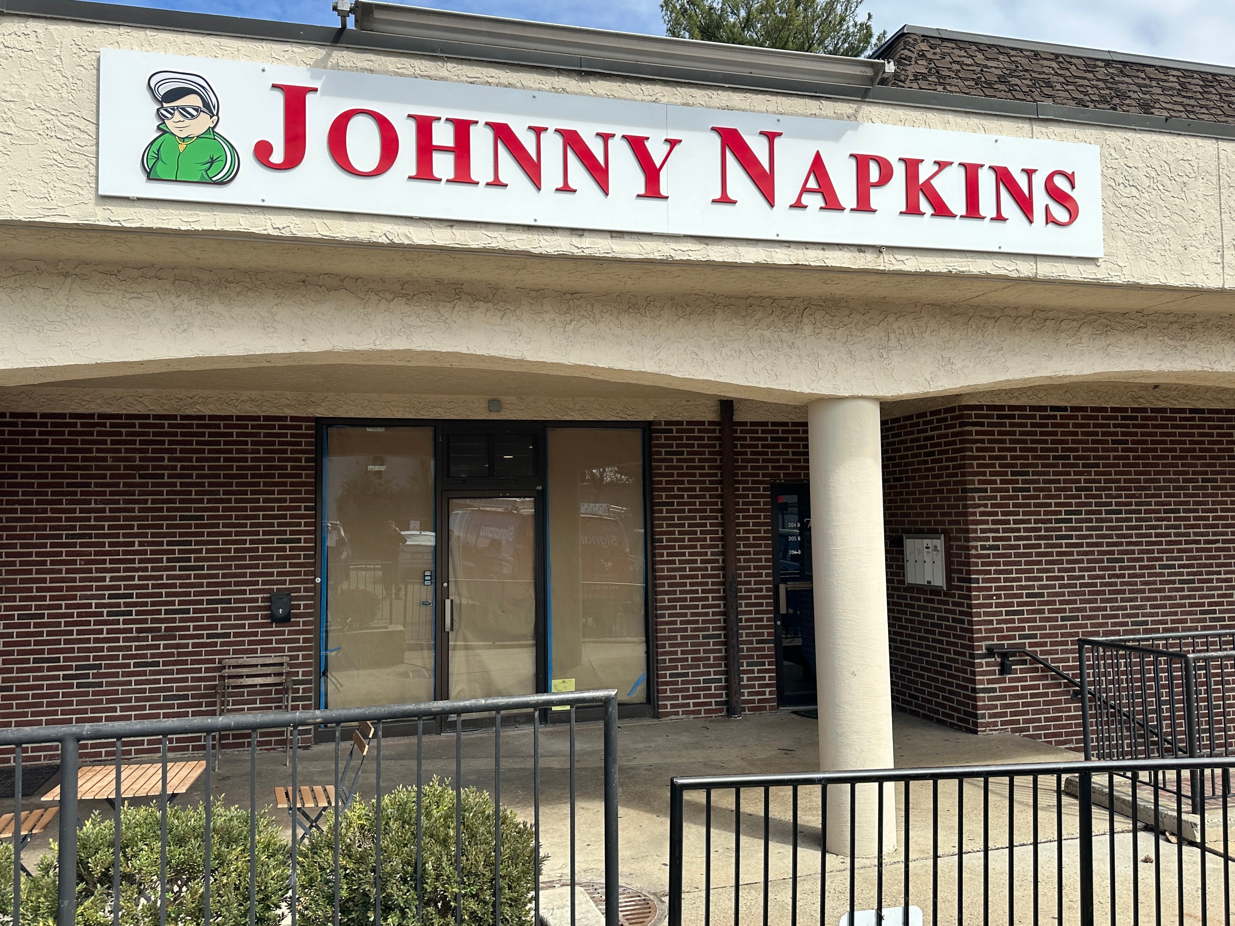 Johnny on the Spot with Signage
