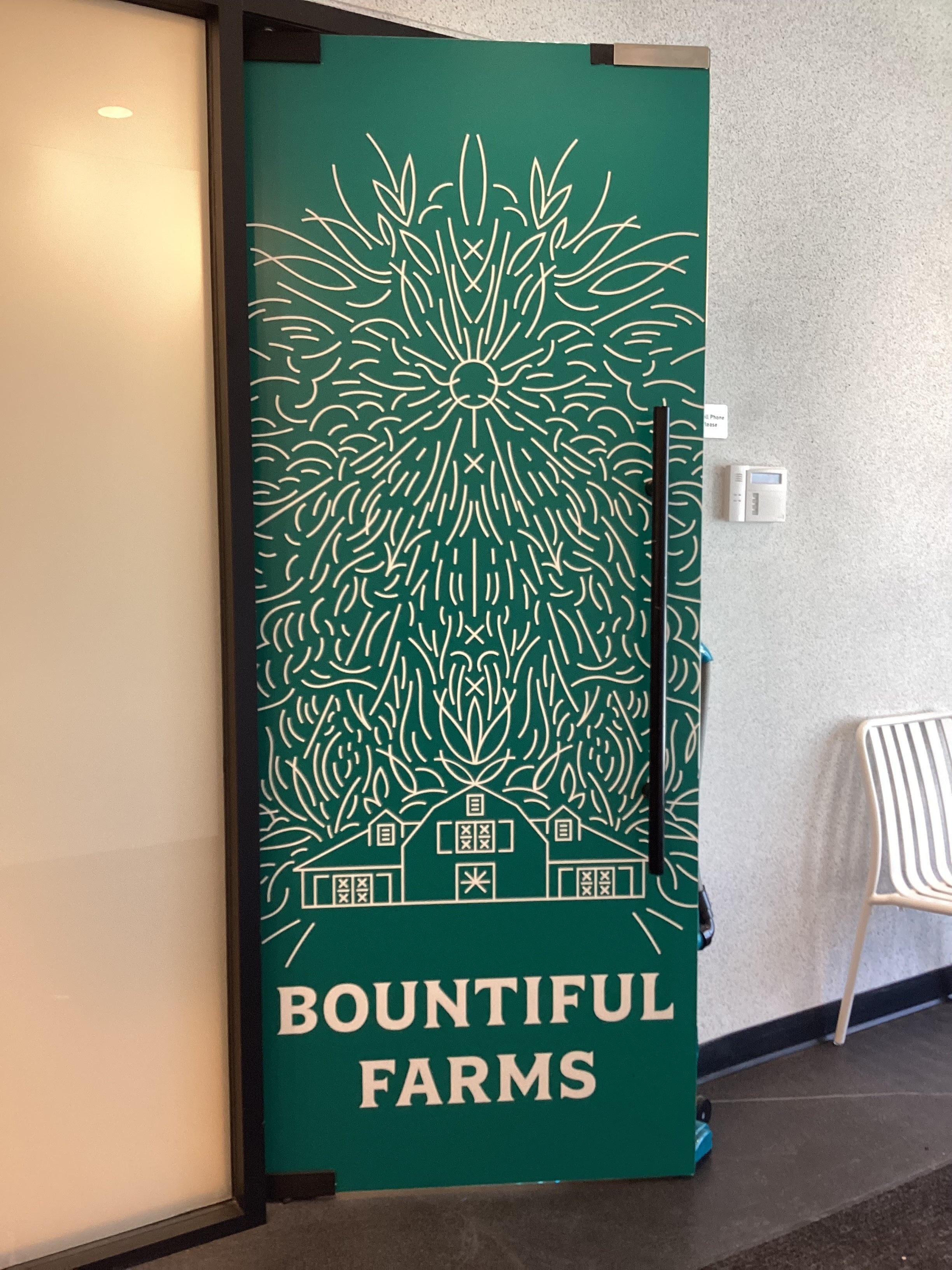 New Store Roll-out with exterior pylon and building signs, window graphics, interior wall and display graphics - Bountiful Farms (Framingham, MA)