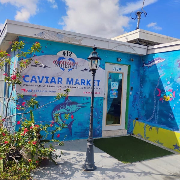 Caviar Market – Exterior Metal Signage