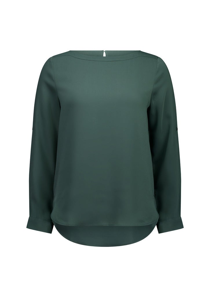 Ladies Madison Boatneck Blouse