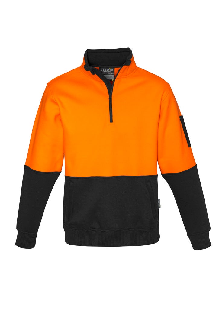 Unisex Hi Vis Half Zip Pullover