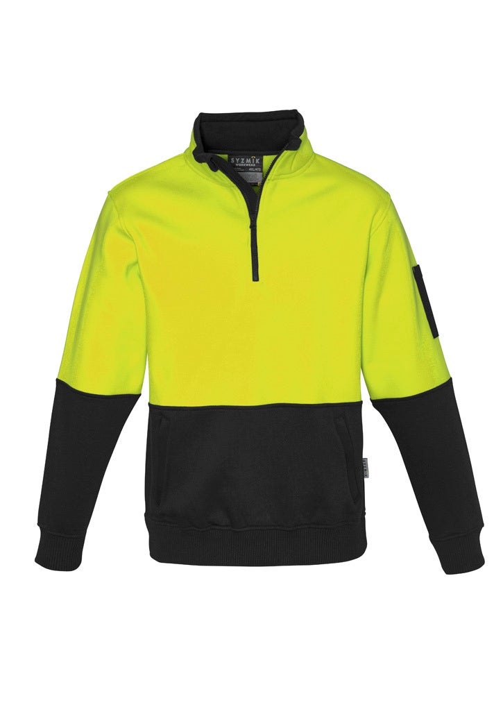 Unisex Hi Vis Half Zip Pullover
