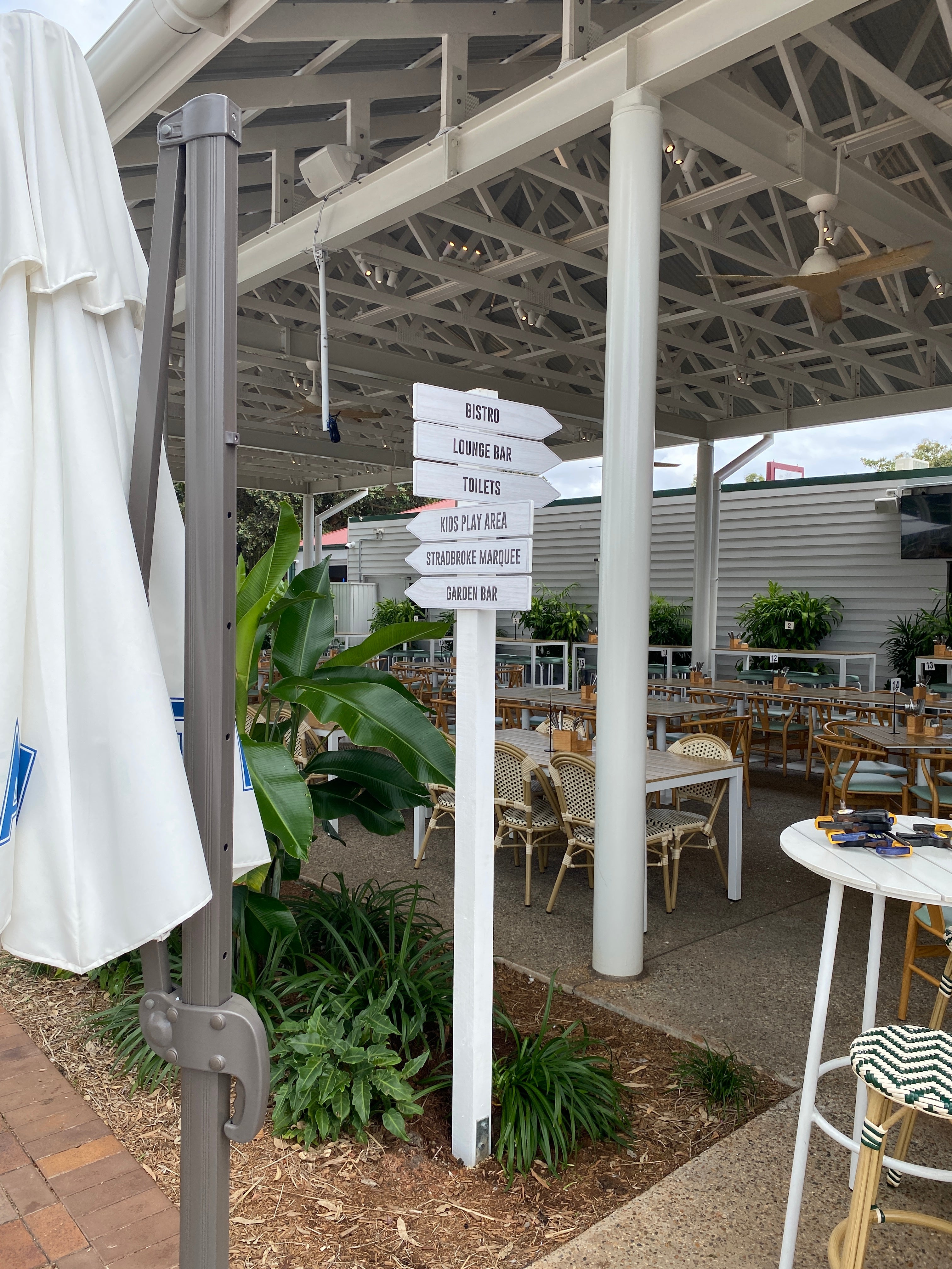 Pointed in the Right Direction: New Wayfinding Signs for The Grand View Hotel