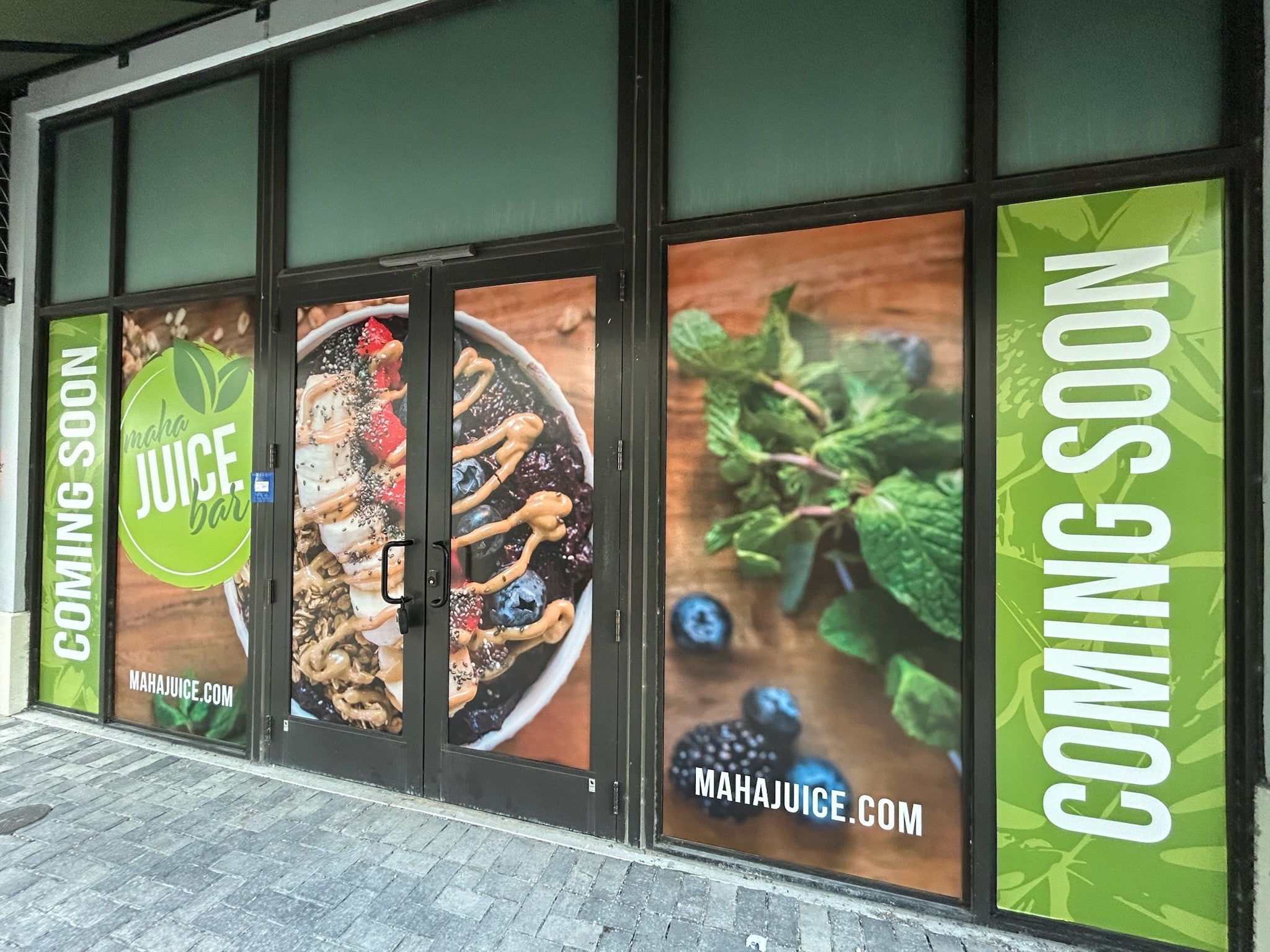 Starting a New Business?  Inform people that you are Coming Soon with custom, vibrant window graphics!