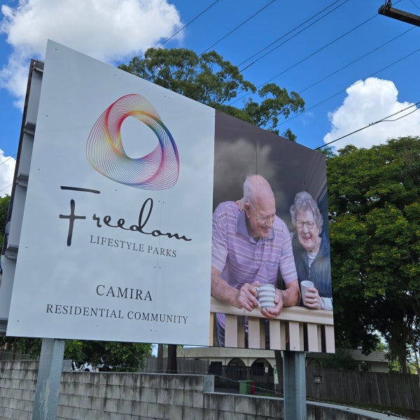 Billboard for Freedom Lifestyle