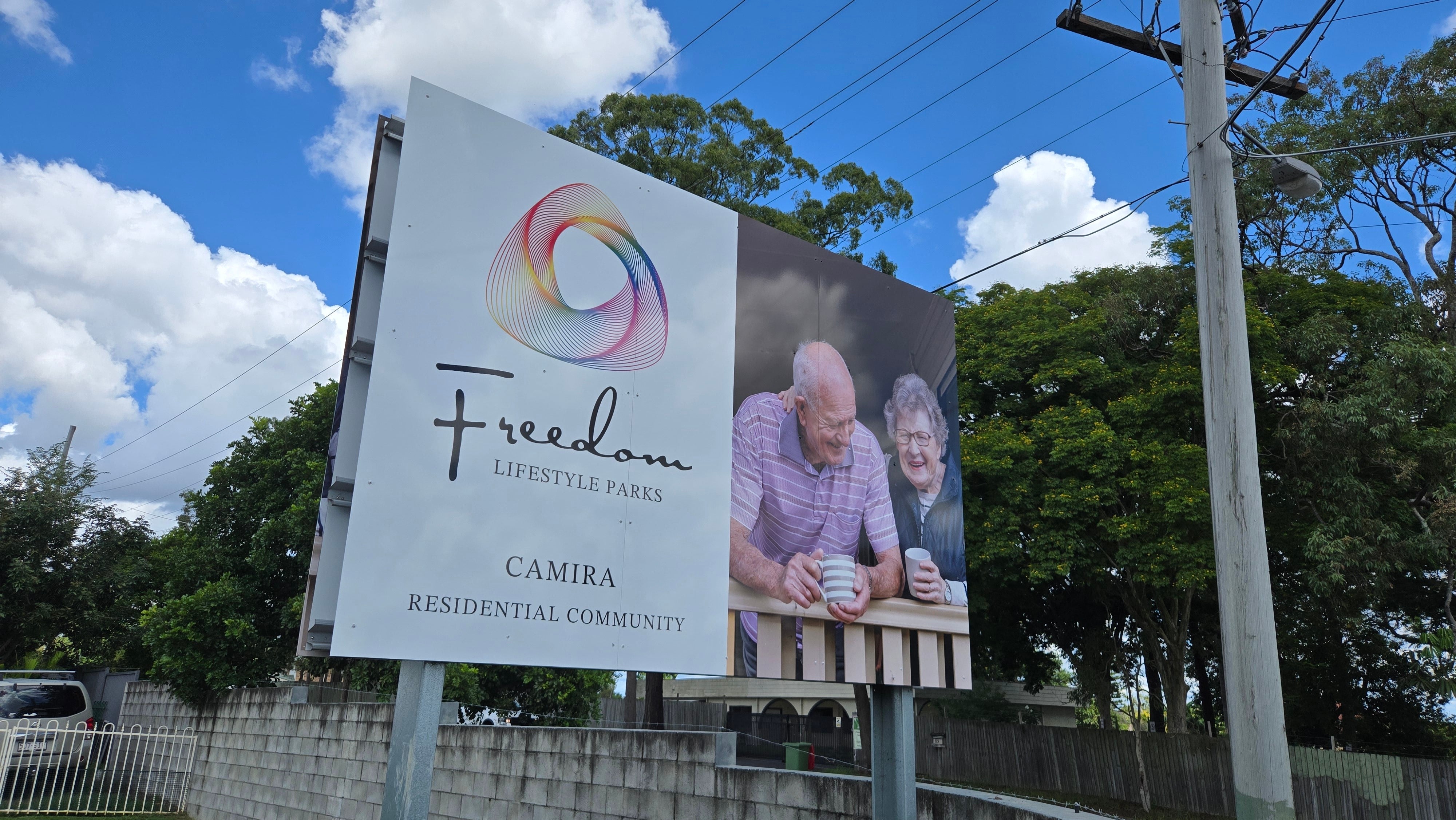 Billboard for Freedom Lifestyle