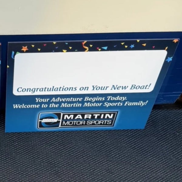 Trade Show Foamcore Signs for Martin Motor Sports in Edmonton, AB