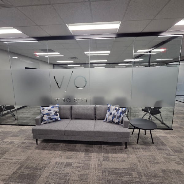 Frosted Vinyl Office Graphics Installation in Franklin, TN
