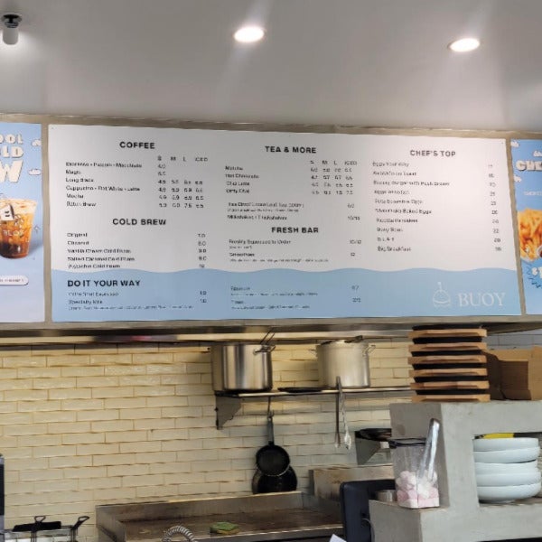 How do I change prices on my menu board?