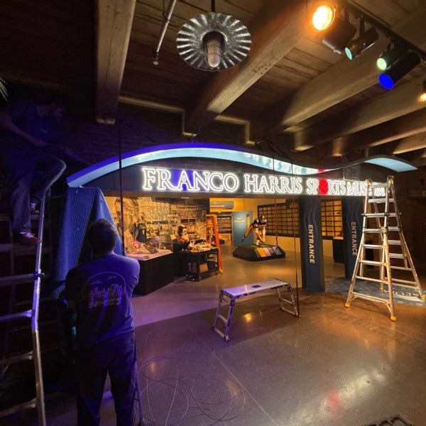 Franco Harris Sports Museum at the Heinz History Center in Pittsburgh, PA