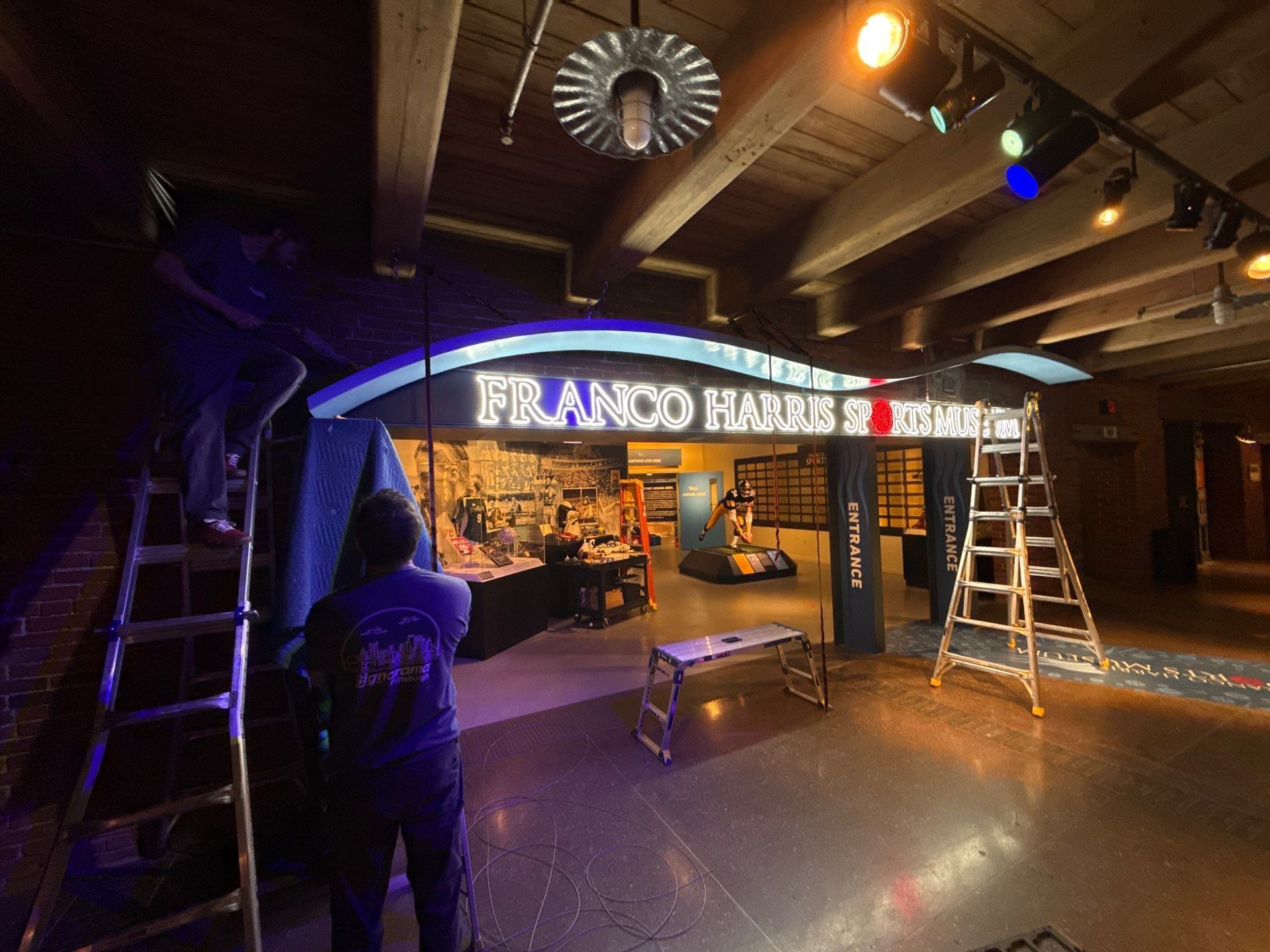 Franco Harris Sports Museum at the Heinz History Center in Pittsburgh, PA