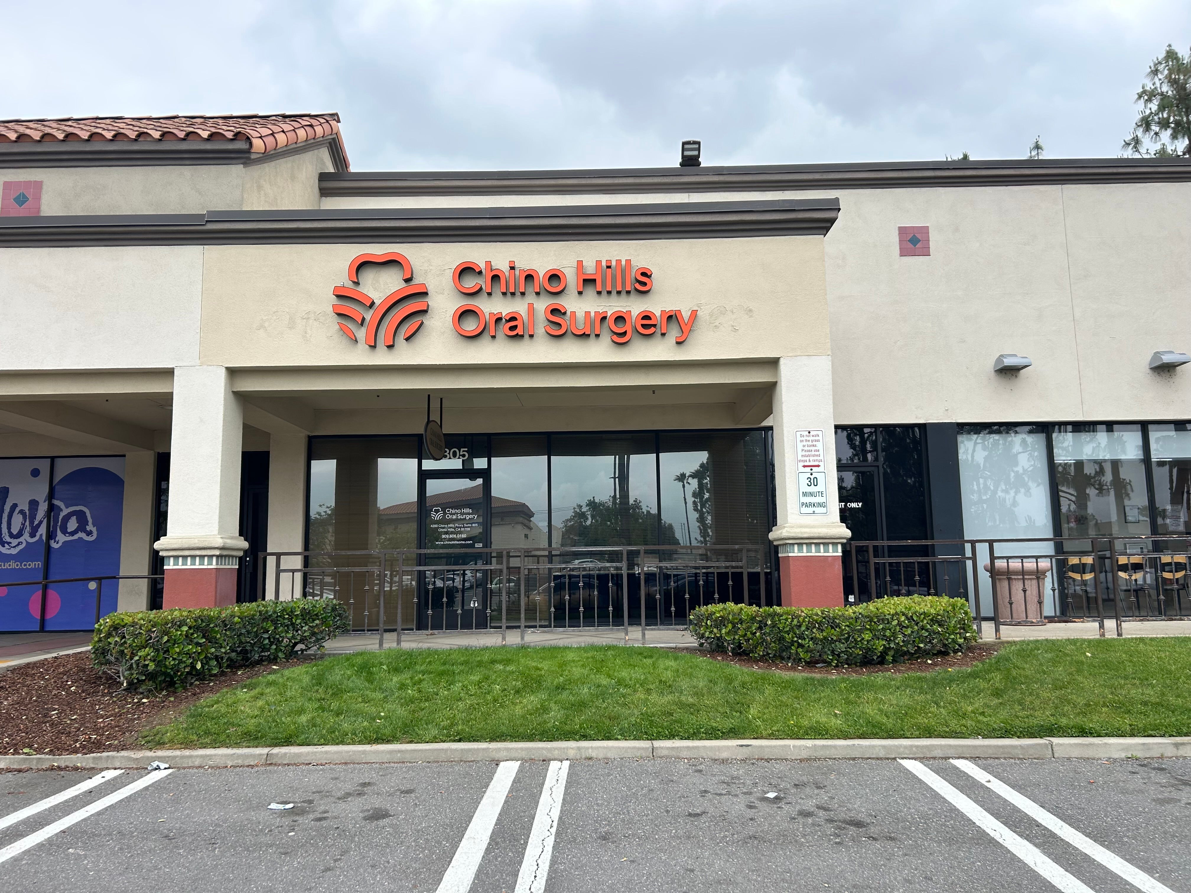 Front-Lit Channel Letters for Chino Hills Oral Surgery